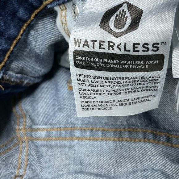 Levis 550 Jeans Relaxed Fit Tapered Leg Blue Heavy Denim Cotton Sz 40 X 32 Mens - Picture 8 of 10